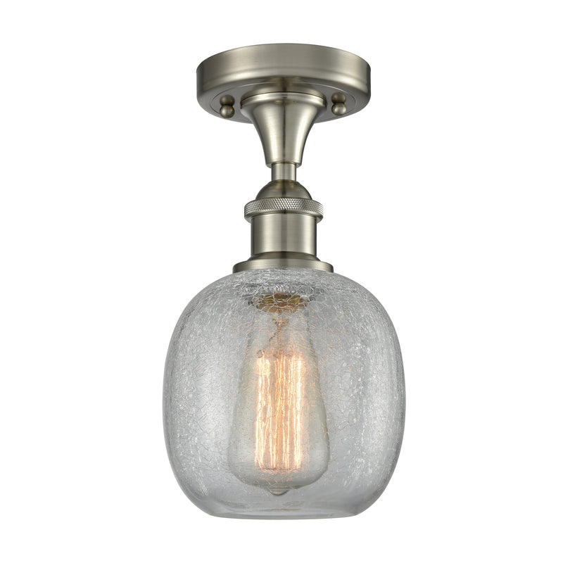 Innovations Lighting Belfast 1 Light Semi-Flush Mount Part Of The Ballston Collection 516-1C-SN-G105