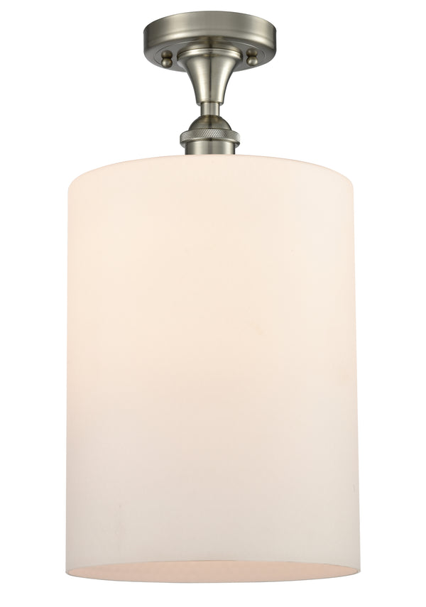 Innovations Lighting Large Cobbleskill 1 Light Semi-Flush Mount Part Of The Ballston Collection 516-1C-SN-G111-L-LED