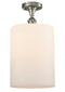 Innovations Lighting Large Cobbleskill 1 Light Semi-Flush Mount Part Of The Ballston Collection 516-1C-SN-G111-L-LED