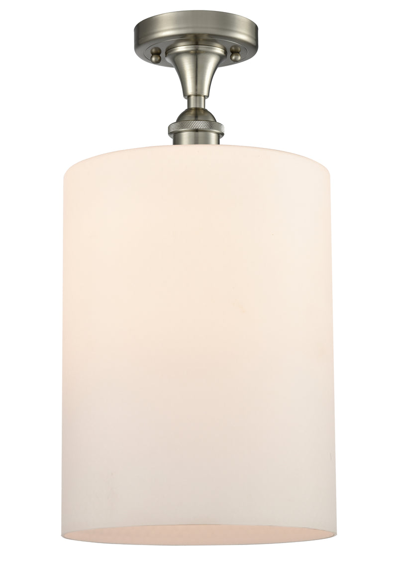 Innovations Lighting Large Cobbleskill 1 Light Semi-Flush Mount Part Of The Ballston Collection 516-1C-SN-G111-L-LED