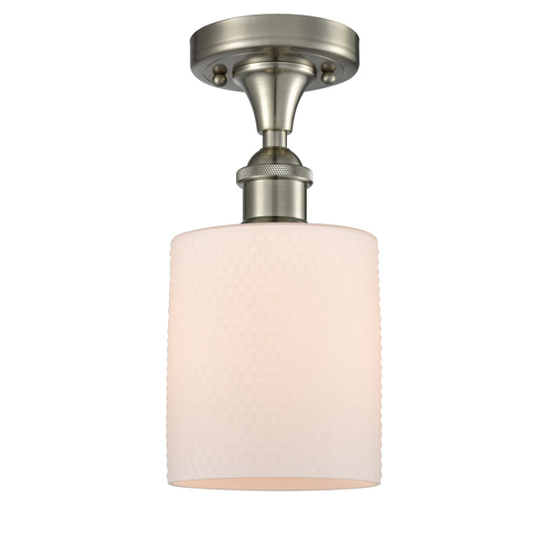 Innovations Lighting Cobbleskill 1 Light Semi-Flush Mount Part Of The Ballston Collection 516-1C-SN-G111