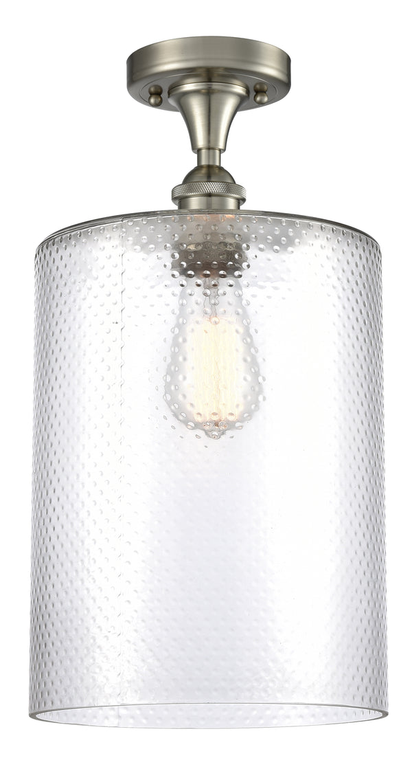 Innovations Lighting Large Cobbleskill 1 Light Semi-Flush Mount Part Of The Ballston Collection 516-1C-SN-G112-L-LED