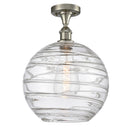 Innovations Lighting Deco Swirl 1 Light 12" Semi-Flush Mount 516-1C-SN-G1213-12