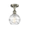 Innovations Lighting Deco Swirl 1 Light 6" Semi-Flush Mount 516-1C-SN-G1213-6
