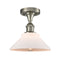 Innovations Lighting Orwell 1 Light Flush Mount Part Of The Ballston Collection 516-1C-SN-G131
