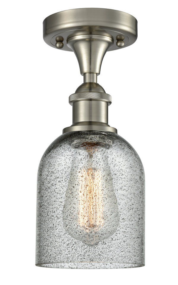 Innovations Lighting Caledonia 1 Light Flush Mount Part Of The Ballston Collection 516-1C-SN-G257-LED