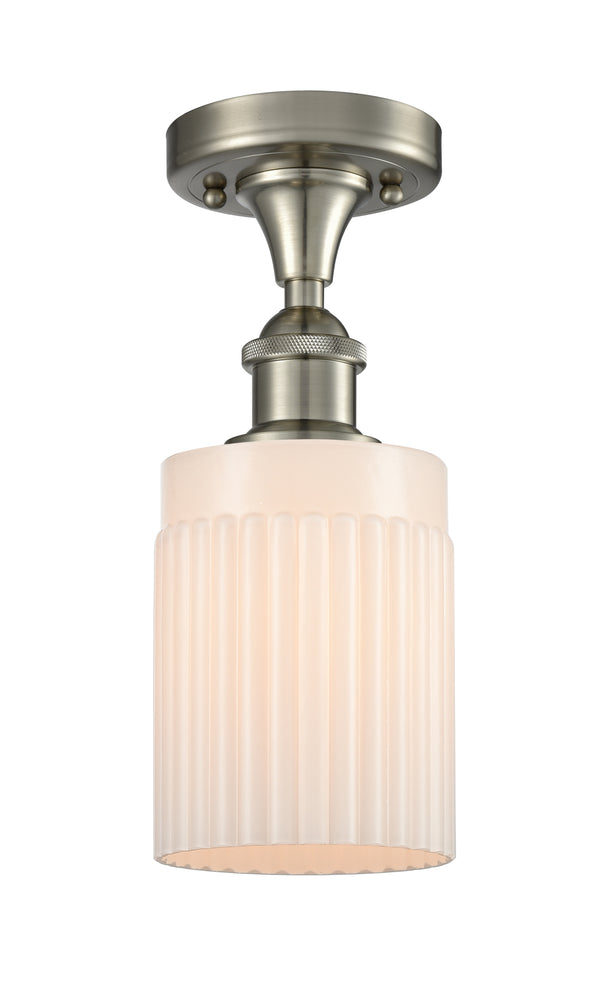 Innovations Lighting Hadley 1 Light Semi-Flush Mount Part Of The Ballston Collection 516-1C-SN-G341-LED