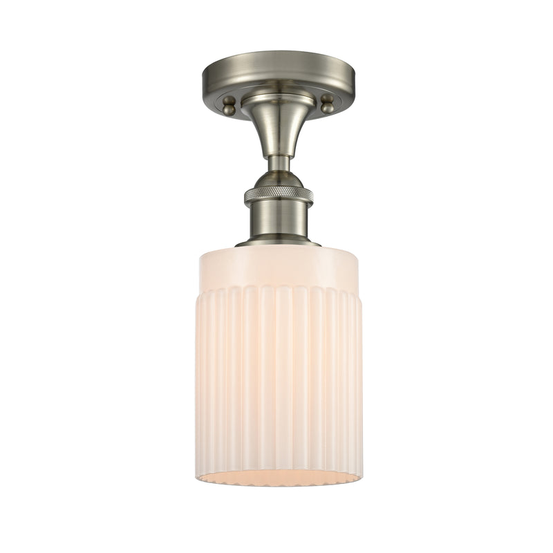 Innovations Lighting Hadley 1 Light Semi-Flush Mount Part Of The Ballston Collection 516-1C-SN-G341