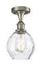 Innovations Lighting Small Waverly 1 Light Semi-Flush Mount Part Of The Ballston Collection 516-1C-SN-G362-LED