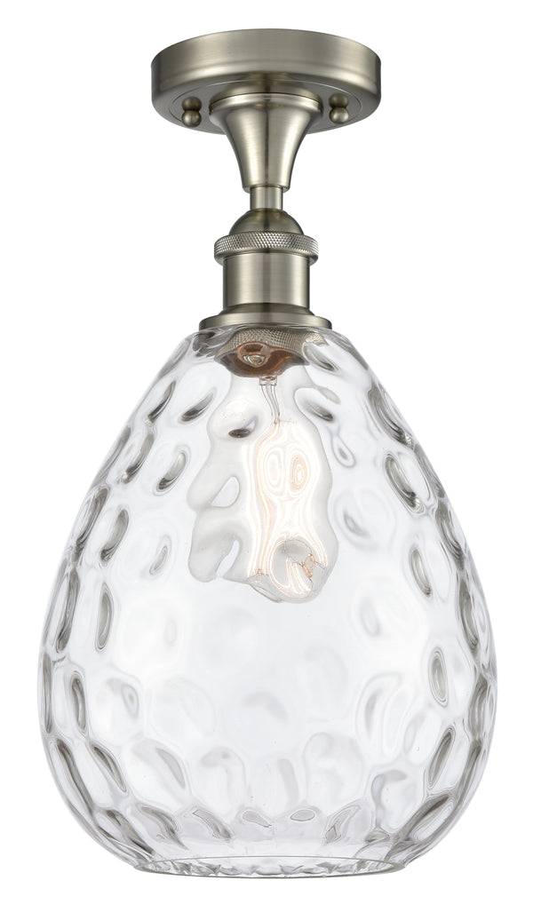 Innovations Lighting Large Waverly 1 Light Semi-Flush Mount Part Of The Ballston Collection 516-1C-SN-G372-LED