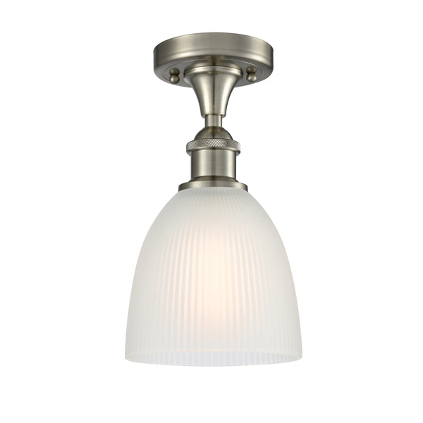 Innovations Lighting Castile 1 Light Flush Mount Part Of The Ballston Collection 516-1C-SN-G381