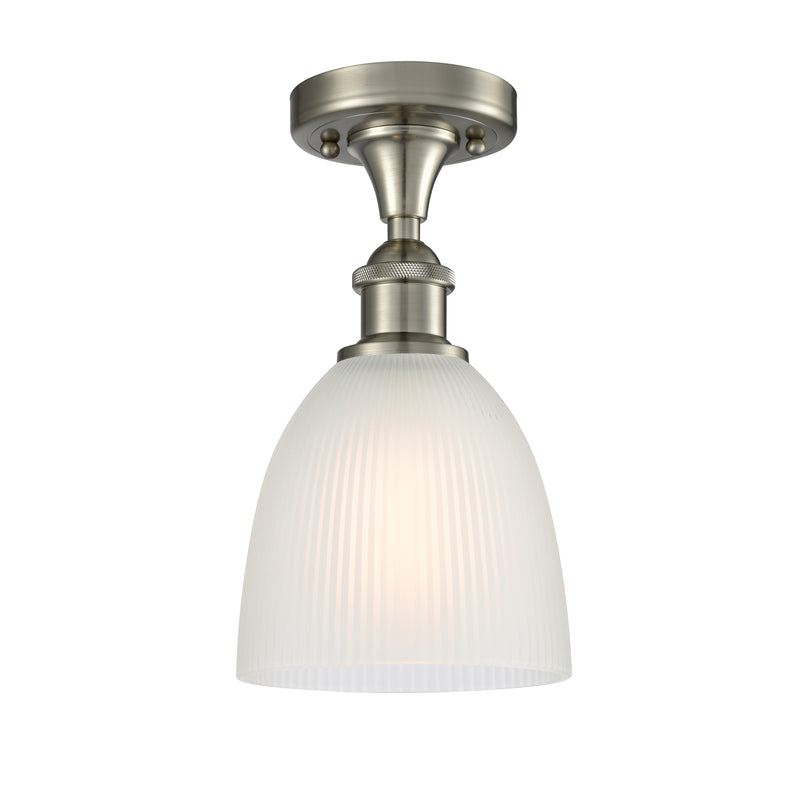Innovations Lighting Castile 1 Light Flush Mount Part Of The Ballston Collection 516-1C-SN-G381