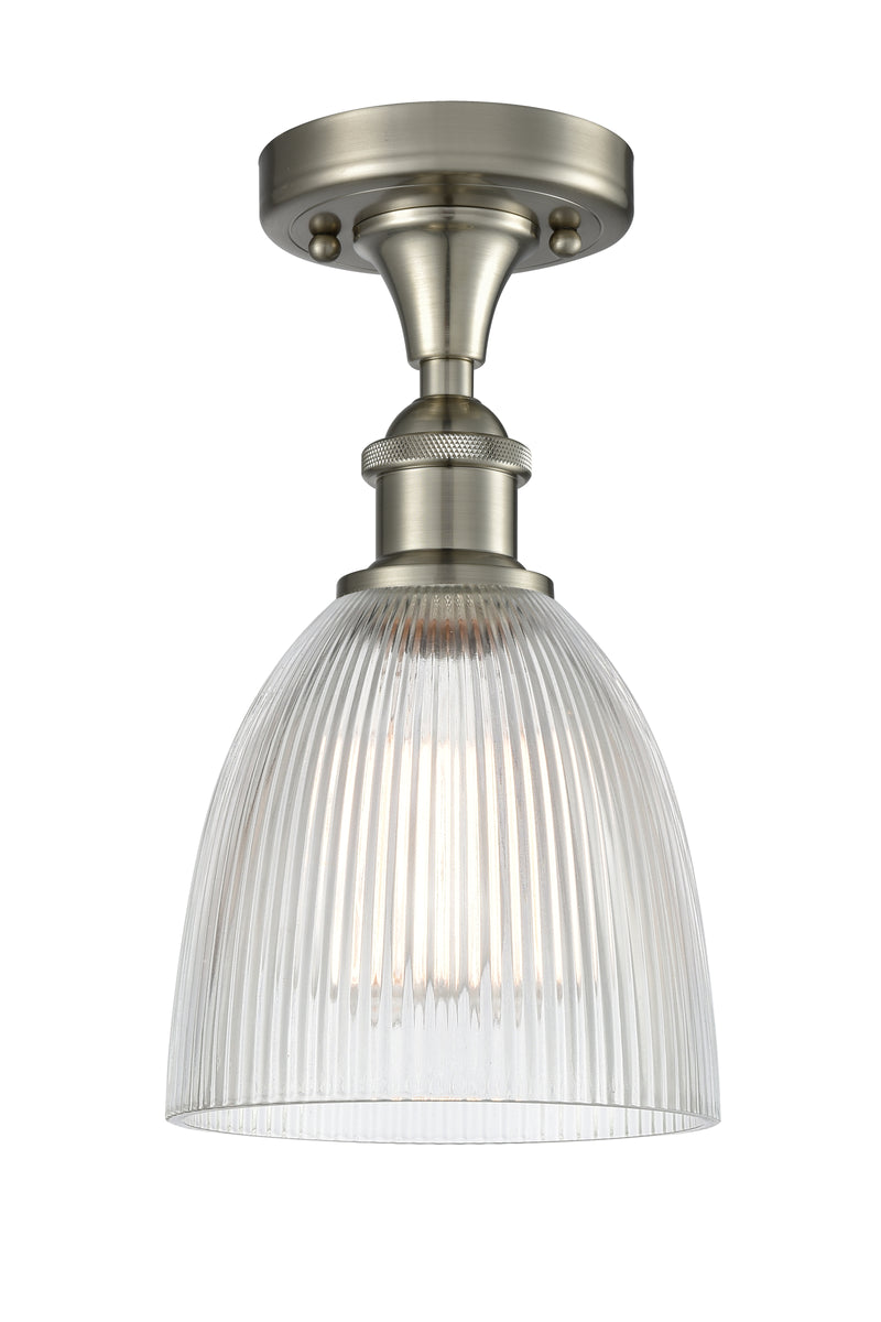 Innovations Lighting Castile 1 Light Flush Mount Part Of The Ballston Collection 516-1C-SN-G382-LED