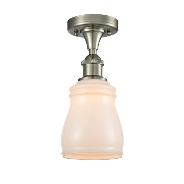 Innovations Lighting Ellery 1 Light Semi-Flush Mount Part Of The Ballston Collection 516-1C-SN-G391