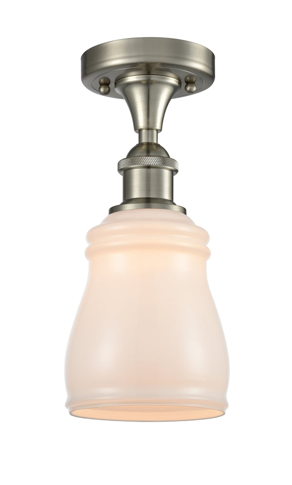 Innovations Lighting Ellery 1 Light Semi-Flush Mount Part Of The Ballston Collection 516-1C-SN-G391-LED