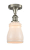 Innovations Lighting Ellery 1 Light Semi-Flush Mount Part Of The Ballston Collection 516-1C-SN-G391-LED