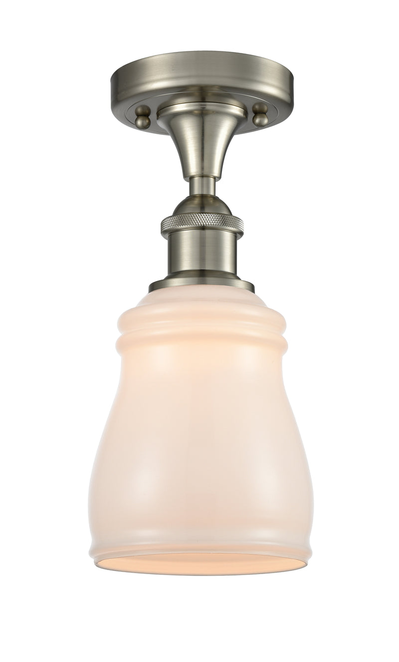 Innovations Lighting Ellery 1 Light Semi-Flush Mount Part Of The Ballston Collection 516-1C-SN-G391-LED