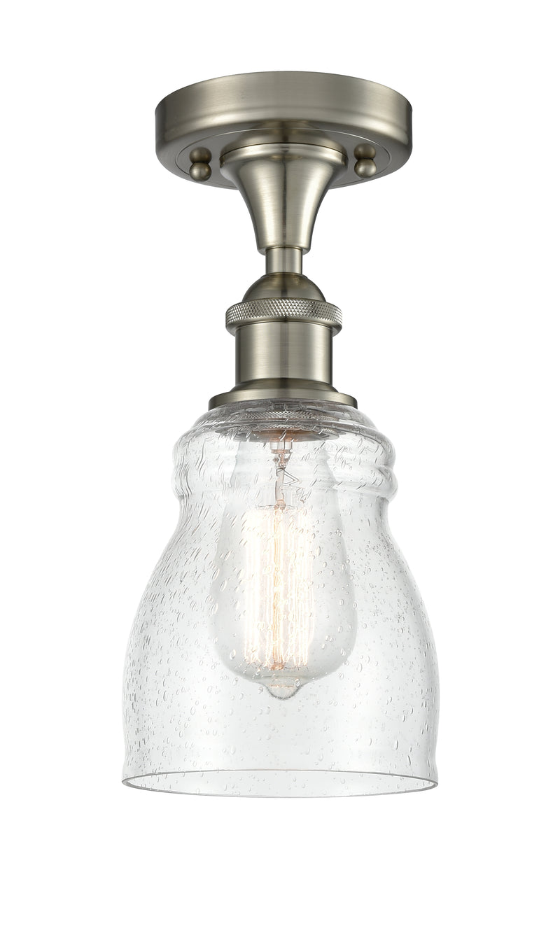 Innovations Lighting Ellery 1 Light Semi-Flush Mount Part Of The Ballston Collection 516-1C-SN-G394-LED