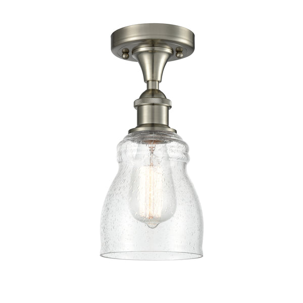 Innovations Lighting Ellery 1 Light Semi-Flush Mount Part Of The Ballston Collection 516-1C-SN-G394