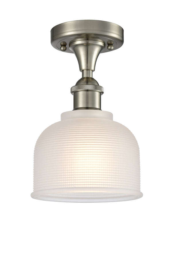Innovations Lighting Dayton 1 Light Flush Mount Part Of The Ballston Collection 516-1C-SN-G411-LED