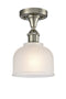 Innovations Lighting Dayton 1 Light Flush Mount Part Of The Ballston Collection 516-1C-SN-G411-LED