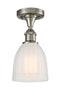Innovations Lighting Brookfield 1 Light Semi-Flush Mount Part Of The Ballston Collection 516-1C-SN-G441-LED