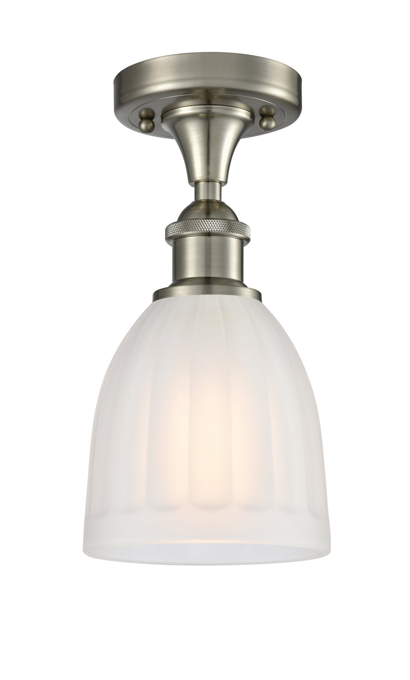Innovations Lighting Brookfield 1 Light Semi-Flush Mount Part Of The Ballston Collection 516-1C-SN-G441-LED