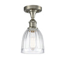Innovations Lighting Brookfield 1 Light Semi-Flush Mount Part Of The Ballston Collection 516-1C-SN-G442