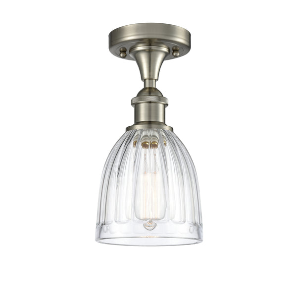 Innovations Lighting Brookfield 1 Light Semi-Flush Mount Part Of The Ballston Collection 516-1C-SN-G442
