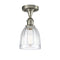 Innovations Lighting Brookfield 1 Light Semi-Flush Mount Part Of The Ballston Collection 516-1C-SN-G442