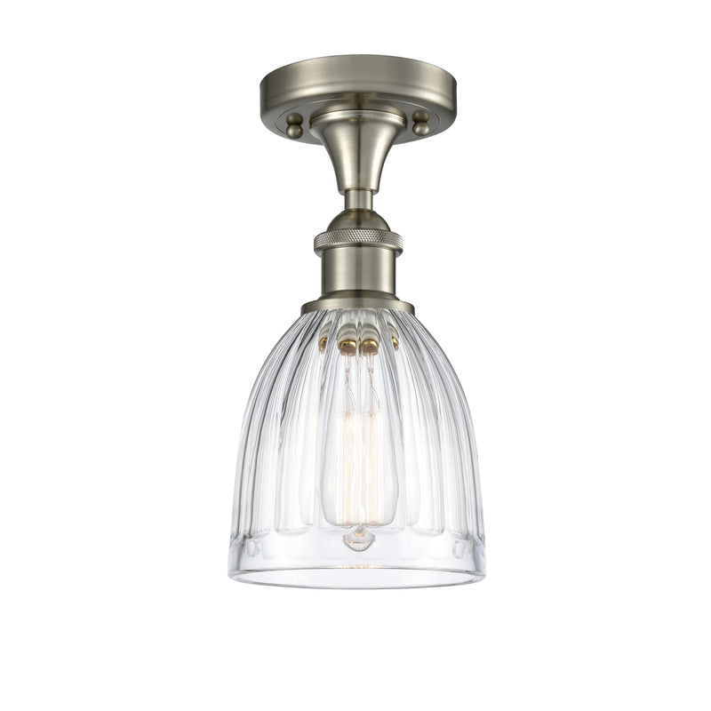 Innovations Lighting Brookfield 1 Light Semi-Flush Mount Part Of The Ballston Collection 516-1C-SN-G442