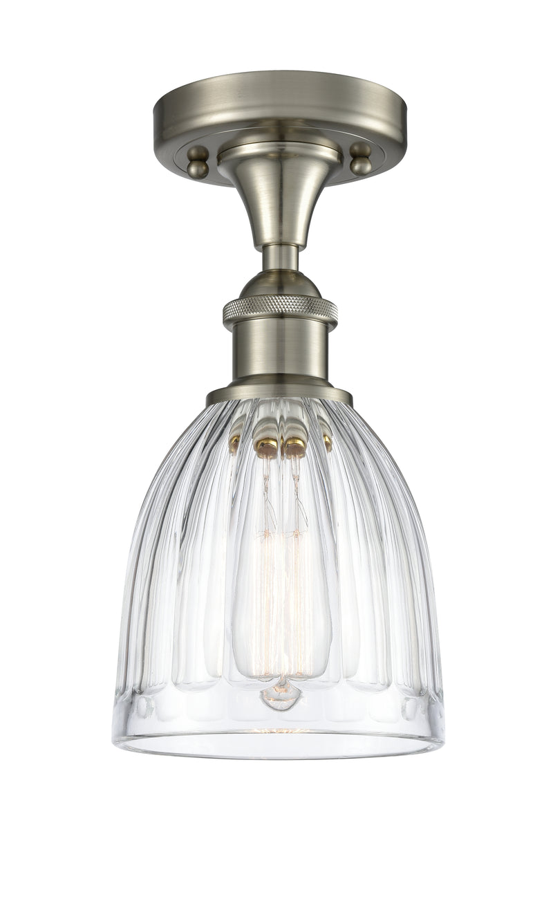 Innovations Lighting Brookfield 1 Light Semi-Flush Mount Part Of The Ballston Collection 516-1C-SN-G442-LED
