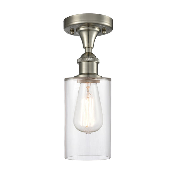 Innovations Lighting Clymer 1 Light Semi-Flush Mount Part Of The Ballston Collection 516-1C-SN-G802