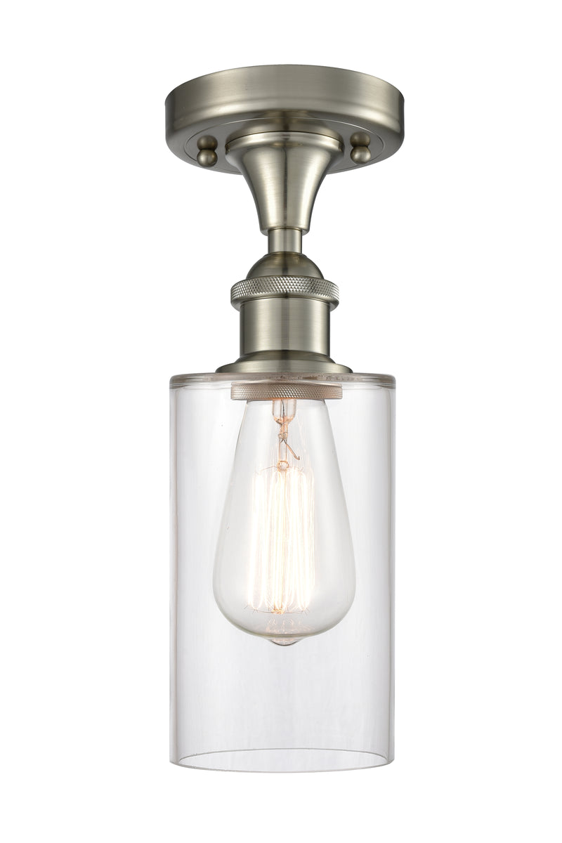 Innovations Lighting Clymer 1 Light Semi-Flush Mount Part Of The Ballston Collection 516-1C-SN-G802-LED