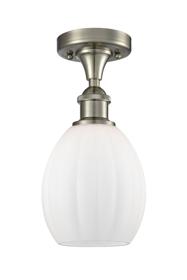 Innovations Lighting Eaton 1 Light Semi-Flush Mount Part Of The Ballston Collection 516-1C-SN-G81-LED