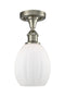 Innovations Lighting Eaton 1 Light Semi-Flush Mount Part Of The Ballston Collection 516-1C-SN-G81-LED