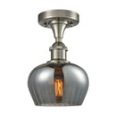 Innovations Lighting Fenton 1 Light Semi-Flush Mount Part Of The Ballston Collection 516-1C-SN-G93