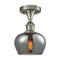 Innovations Lighting Fenton 1 Light Semi-Flush Mount Part Of The Ballston Collection 516-1C-SN-G93