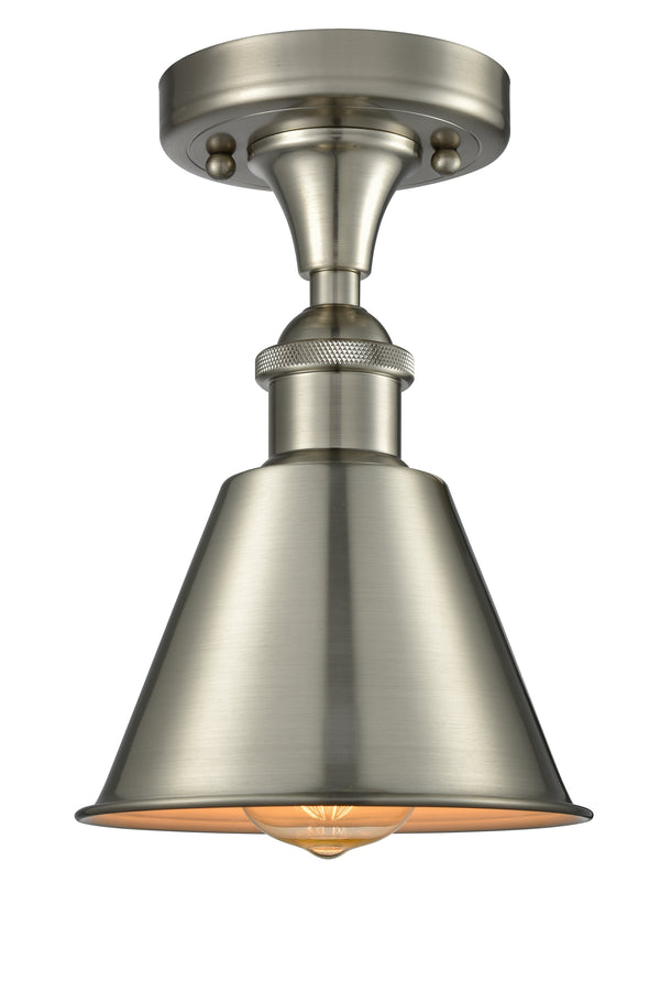 Innovations Lighting Smithfield 1 Light Semi-Flush Mount Part Of The Ballston Collection 516-1C-SN-M8-LED