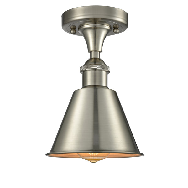 Innovations Lighting Smithfield 1 Light Semi-Flush Mount Part Of The Ballston Collection 516-1C-SN-M8