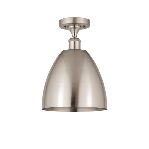 Innovations Lighting Ballston Dome 1 Light" Semi-Flush Mount 516-1C-SN-MBD-9-SN