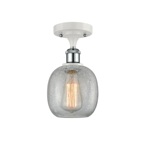 Innovations Lighting Belfast 1 Light Semi-Flush Mount Part Of The Ballston Collection 516-1C-WPC-G105
