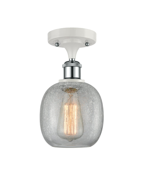 Innovations Lighting Belfast 1 Light Semi-Flush Mount Part Of The Ballston Collection 516-1C-WPC-G105-LED
