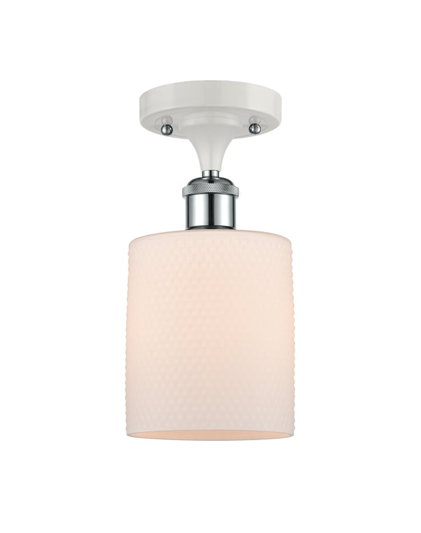 Innovations Lighting Cobbleskill 1 Light Semi-Flush Mount Part Of The Ballston Collection 516-1C-WPC-G111-LED