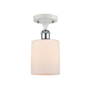 Innovations Lighting Cobbleskill 1 Light Semi-Flush Mount Part Of The Ballston Collection 516-1C-WPC-G111