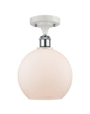 Innovations Lighting Athens 1 Light 8" Semi-Flush Mount 516-1C-WPC-G121-8-LED