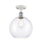 Innovations Lighting Athens 1 Light 10" Semi-Flush Mount 516-1C-WPC-G122-10
