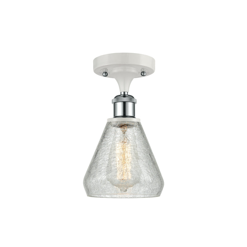 Innovations Lighting Conesus 1 Light Semi-Flush Mount Part Of The Ballston Collection 516-1C-WPC-G275
