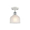 Innovations Lighting Dayton 1 Light Semi-Flush Mount Part Of The Ballston Collection 516-1C-WPC-G411