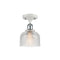 Innovations Lighting Dayton 1 Light Semi-Flush Mount Part Of The Ballston Collection 516-1C-WPC-G412